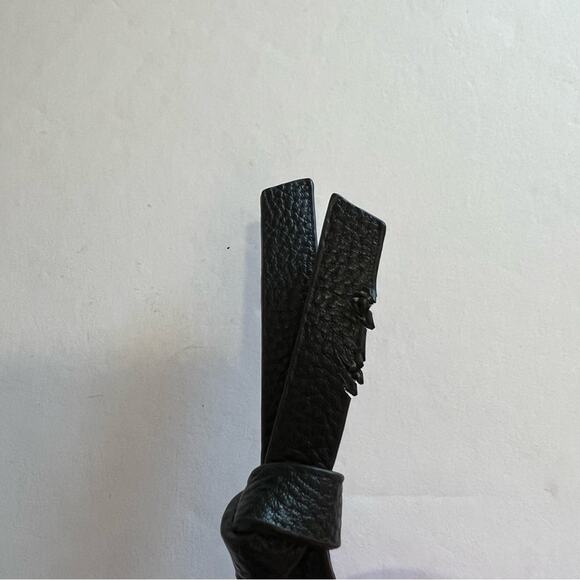 Steve Madden Coin Purse Quilted Black Faux Leather with Strap Small Wallet - Picture 6 of 9